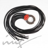 ing-ring pintas kaklo papuošalas raudona/juoda